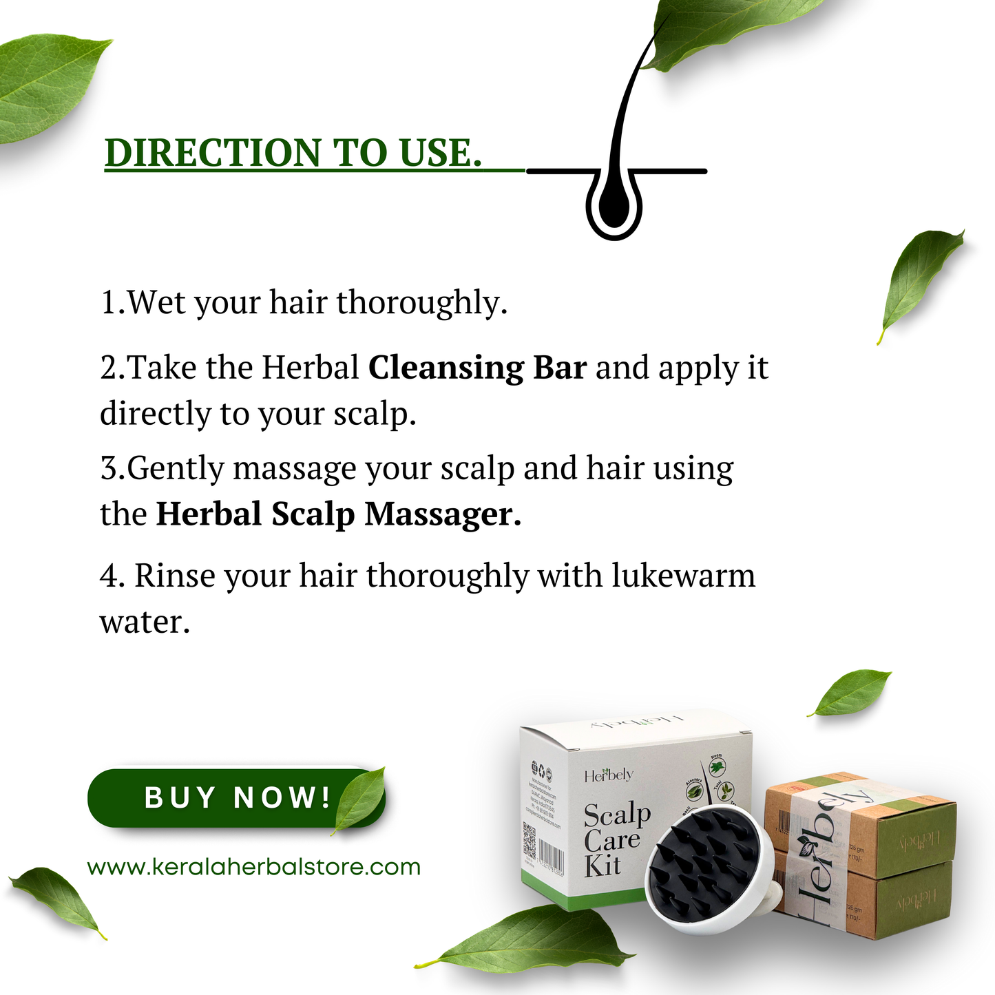 100% Natural Hair Care Kit