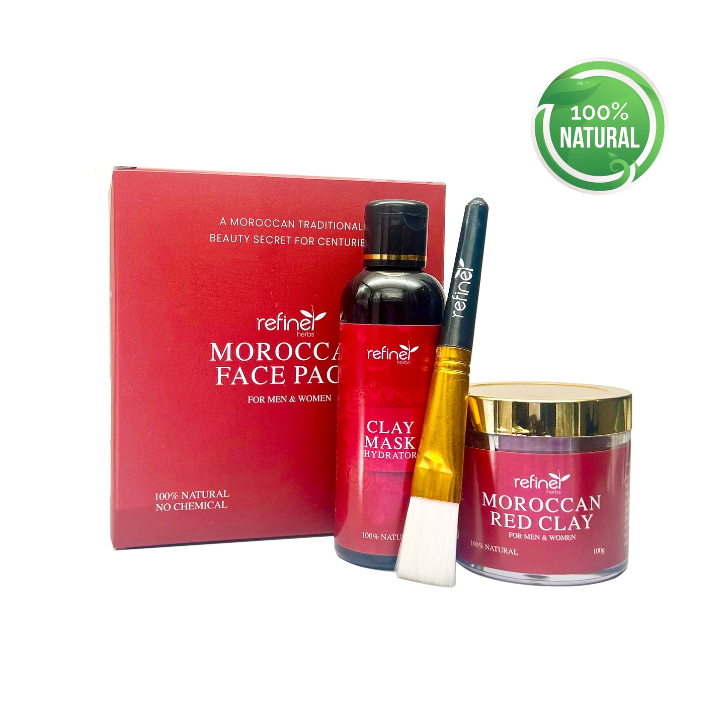 Moroccan Clay Face Pack | 100% Natural