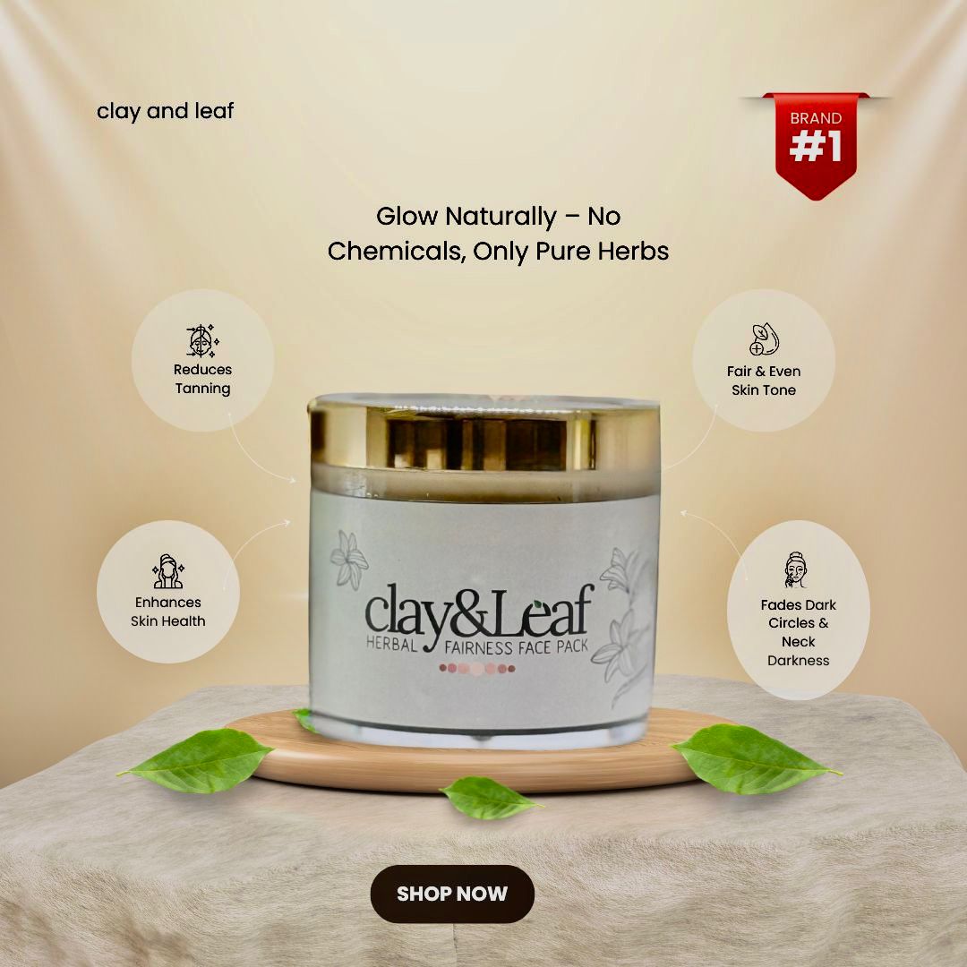 Clay & Leaf Herbal Fairness Facepack