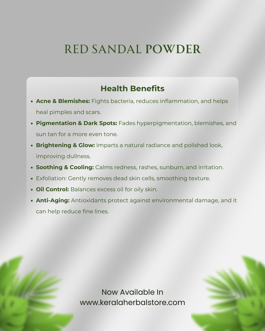 Red Sandal Powder