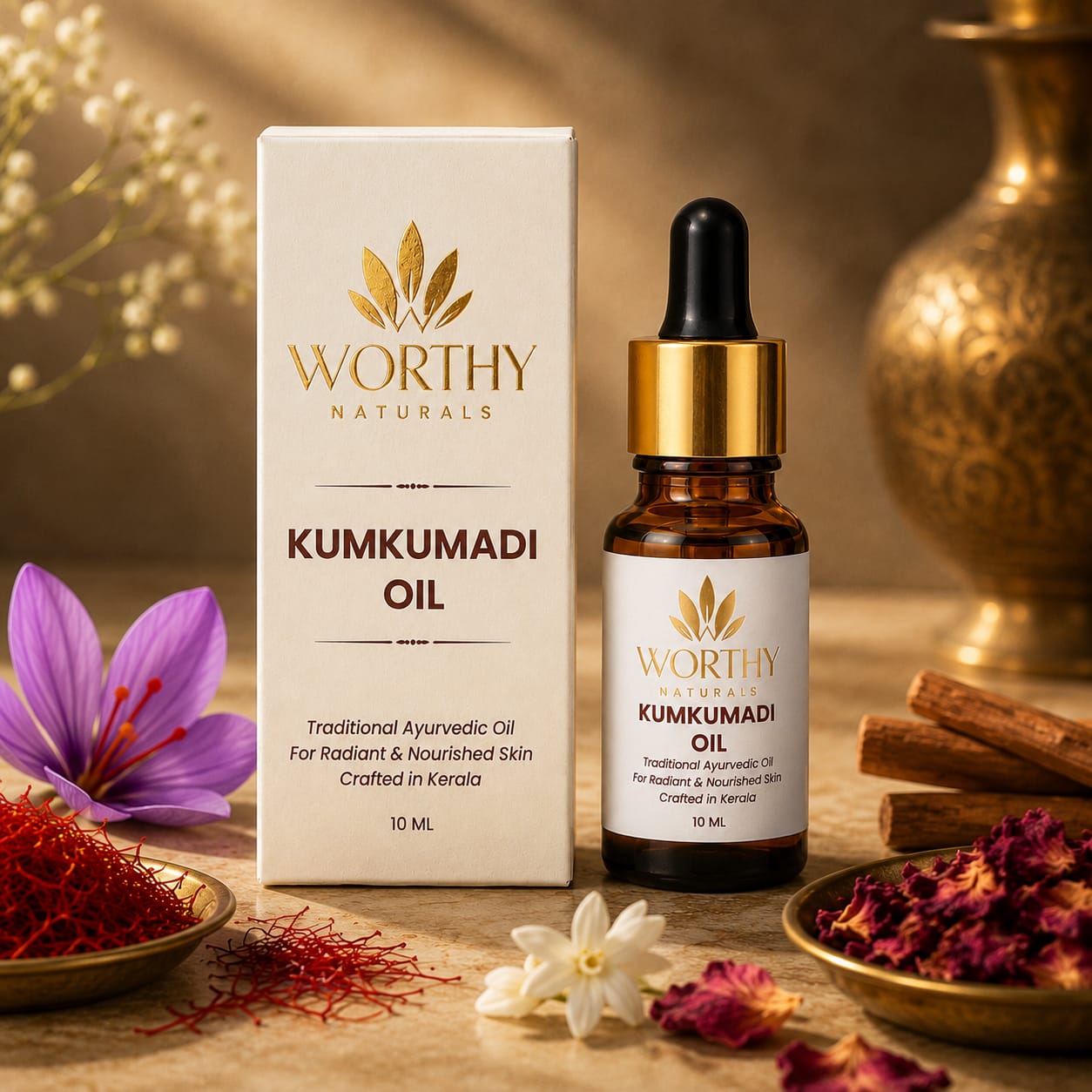 Kumkumadi Oil - Ayurvedic Saffron Face Oil