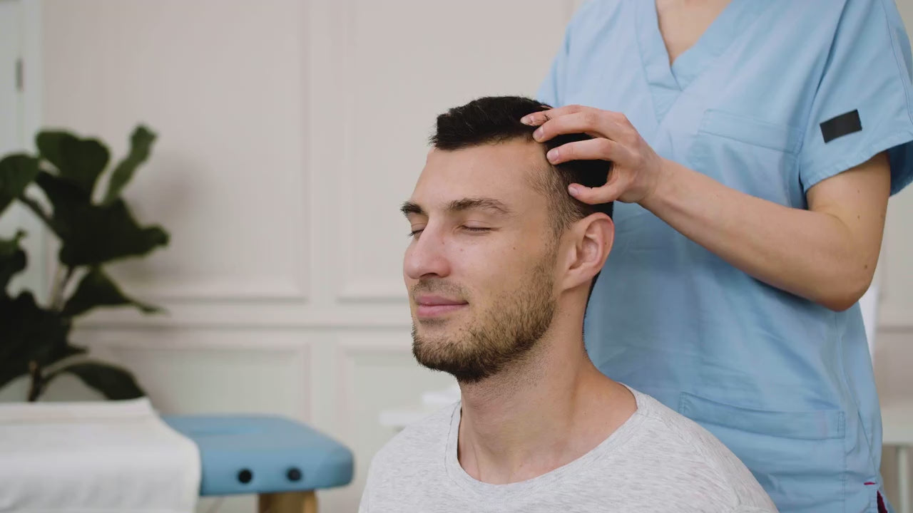 Load video: how to use herbaly scalp care kit